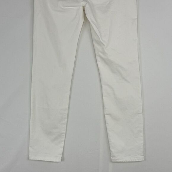 Buffalo David Bitton Jeans Womens 6/28 White Mid-Rise Stretch Soft Ankle Grazer - Picture 12 of 16
